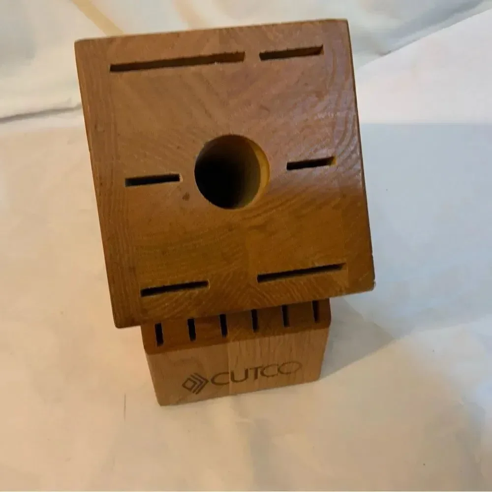 Cutco 13 Slot Wooden Knife Block